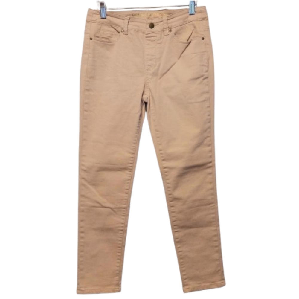 Soft Surroundings Women's Beige Pull-on Jeans Size Petite XS